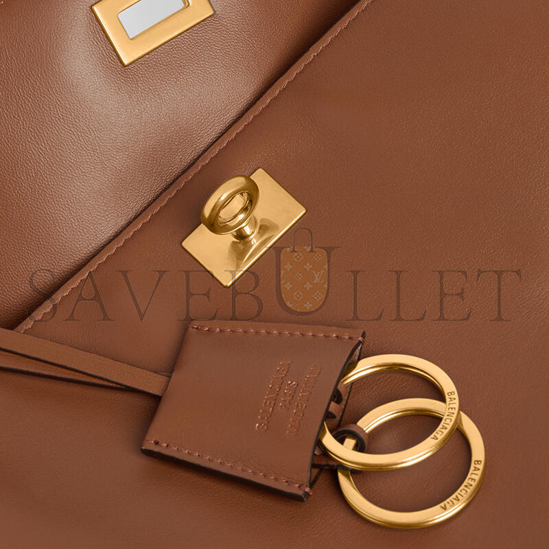 BALENCIAGA WOMEN'S RODEO HANDBAG MEDIUM IN NEW TAN 7897722AA4V2237 (35*23.5*11cm)